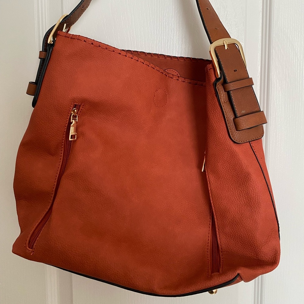 Jen and Co. Bag/Satchel with additional cross body purse Brand New